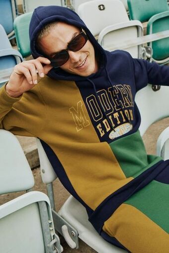 MRP Colour block hoodie offer