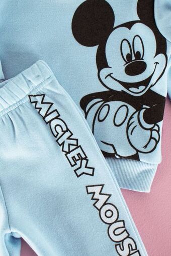 Mickey mouse printed pullover and joggers set