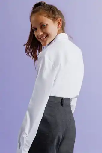 Girls long sleeve collared shirt