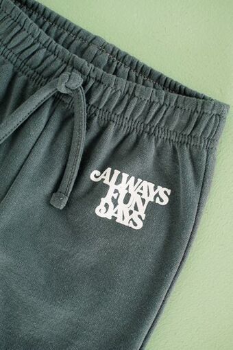 Printed joggers