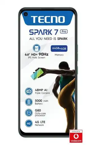 MRP Tecno spark 7 pro offer