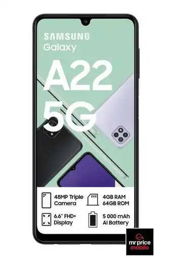 MRP Samsung a22 5g offer