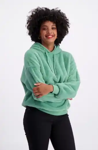 Dunns Taryn fluffy hoodie offer