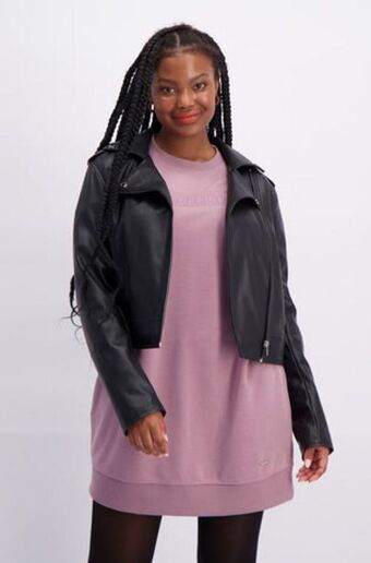 Dunns Jolie faux leather biker jacket offer