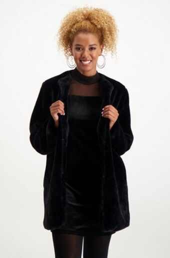 Phoebe faux fur coat