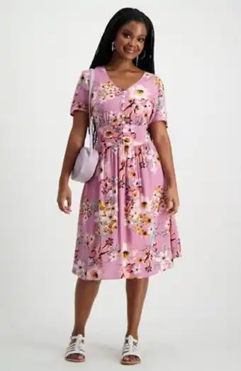 Dunns Helene flutter sleeve maxi dress offer