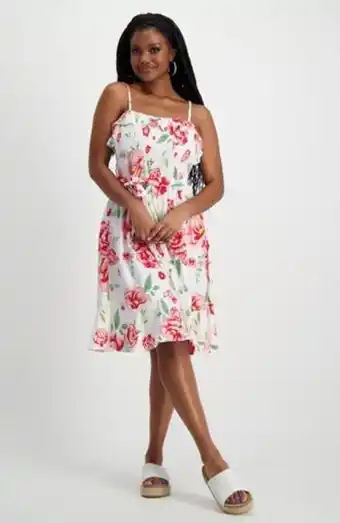 Dunns Honey smocked frill dress offer