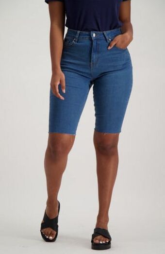 Dunns Jocelyn hi-rise bermuda denim short offer