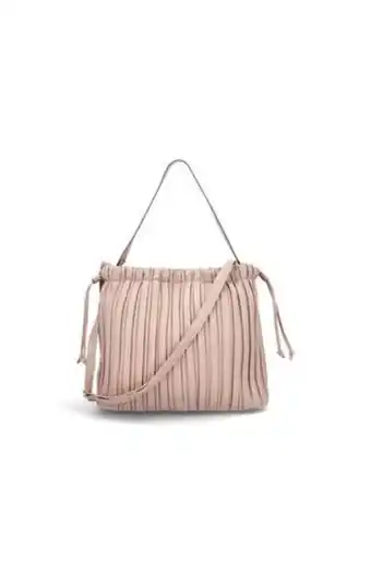 Dunns Pleated shopper handbag pink offer