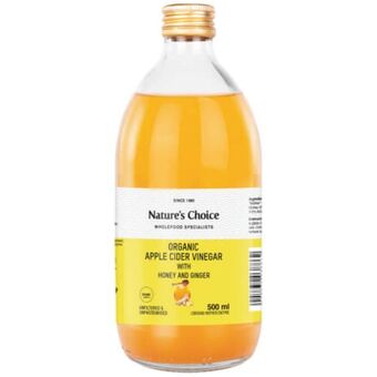 Clicks Organic apple cider vinegar honey & ginger 500ml offer