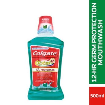 Total 12 mouthwash spearmint blast 500ml