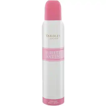 Clicks White satin perfume body spray 150ml offer