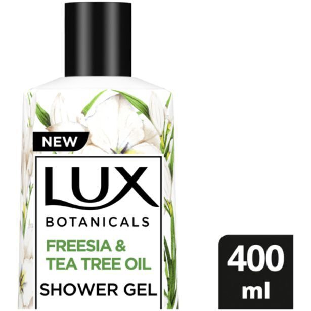 Botanicals shower gel freesia & tea tree oil 400ml offer at Clicks