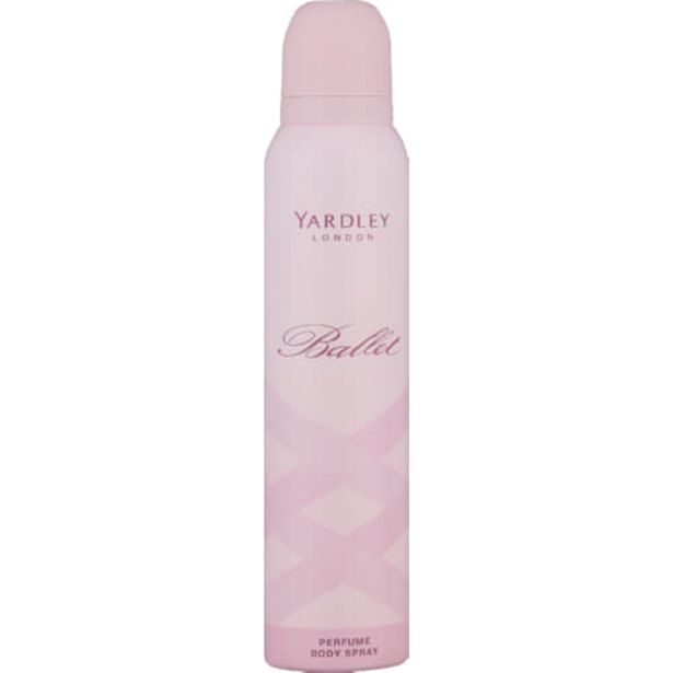 Body spray ballet 150ml offer at Clicks