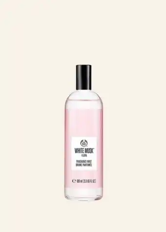 The Body Shop White musk flora fragrance mist 100ml offer