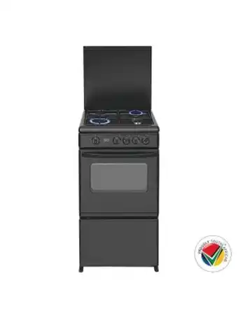 OK Furniture Defy 4 burner black gas stove dgs168 offer