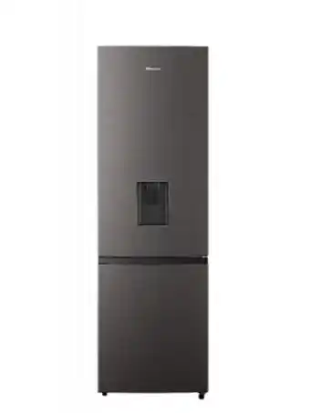 Hisense 263lt titanium inox fridge h370bit-wd