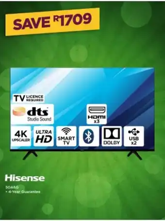 House & Home Hisense 50a6g 126cm uhd smart led tv 50a6g offer