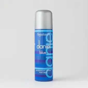 Signature Cosmetics Daniel blue body spray offer