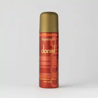 Signature Cosmetics Daniel body spray offer