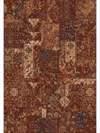 Silky red 84387 133x190 rug