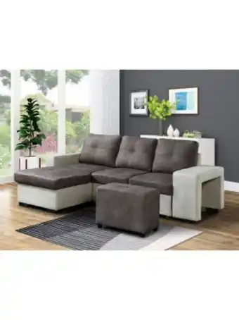 House & Home Ibiza 3pce chaise lounge suite offer