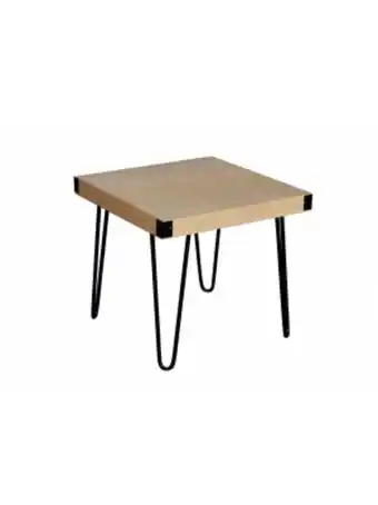 Ash veneer side table