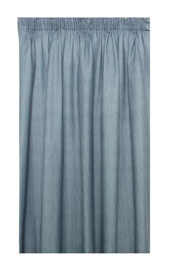 Sheet Street Barkweave taped lined curtain l218xw230cm offer