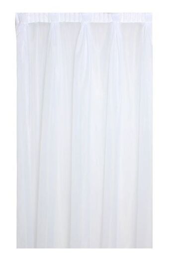 Sheet Street Plain voile taped sheer curtain l218xw290cm offer