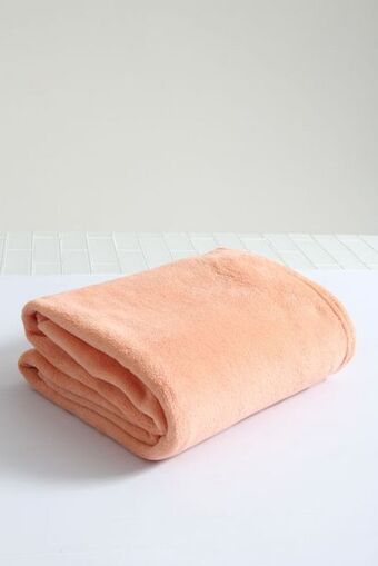 Sheet Street Coral fleece blanket l125xw150cm offer