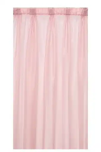 Sheet Street Plain voile sheer curtain l218xw230cm offer