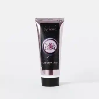 Black opm hand and body lotion