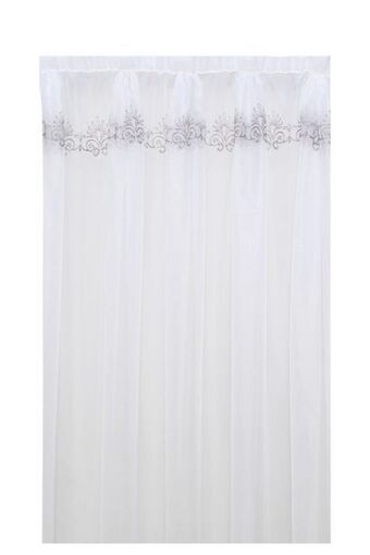 Sheet Street Madison embroidered sheer curtain l218xw230cm offer