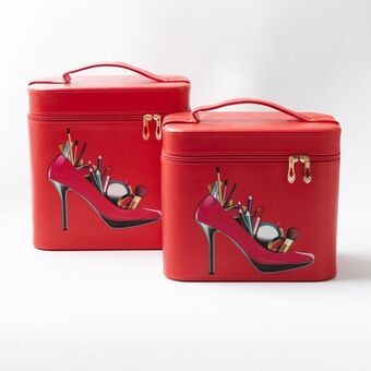 Pink heel designer case pink
