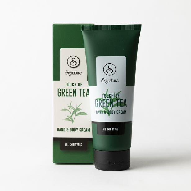 Touch of green tea hand and body lotion offer at Signature Cosmetics