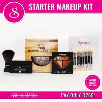 Signature Cosmetics Starter makeup kit offer