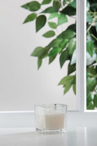 Square votive candle