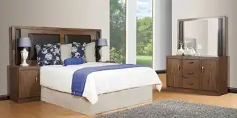 Russells Tessa 2 piece bedroom suite, brown offer