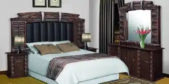 Russells Corvette 2 piece bedroom suite, brown offer