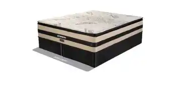Russells Restonic bazaruto 183cm (king) medium bed set offer