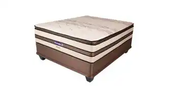 Russells Sleepmasters maven 152cm (queen) plush bed set offer