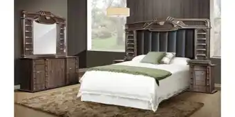Russells Ariana 2 piece bedroom suite, brown offer