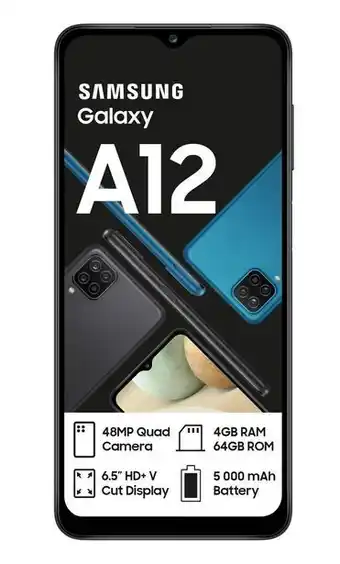 Russells Samsung galaxy a12 dual sim black offer