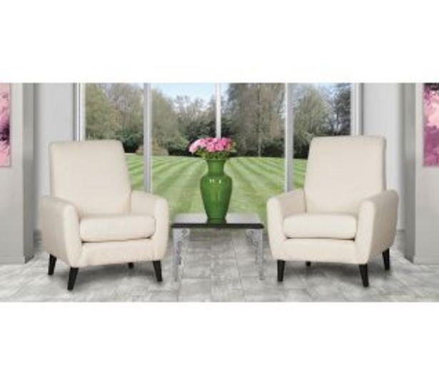 Jenny occasional chair, linen, beige offer at Bradlows