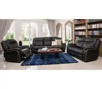 Bradlows Trent 3 piece 3 motion lounge suite, brown offer