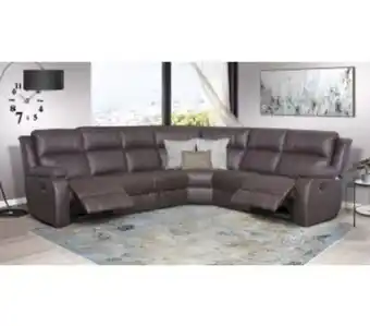 Bradlows Bazaruto 4 piece 2 action corner lounge suite, brown offer