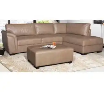 Bradlows Santorini 3 piece corner lounge suite, caramel offer