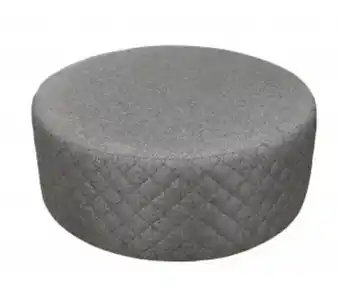 Alice ottoman, charcoal