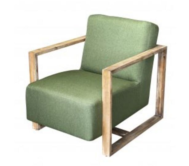 Alice occasional chair, green offer at Bradlows