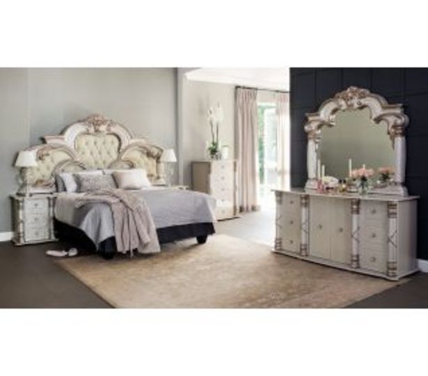 Caesar 2 piece bedroom suite cream offer at Bradlows
